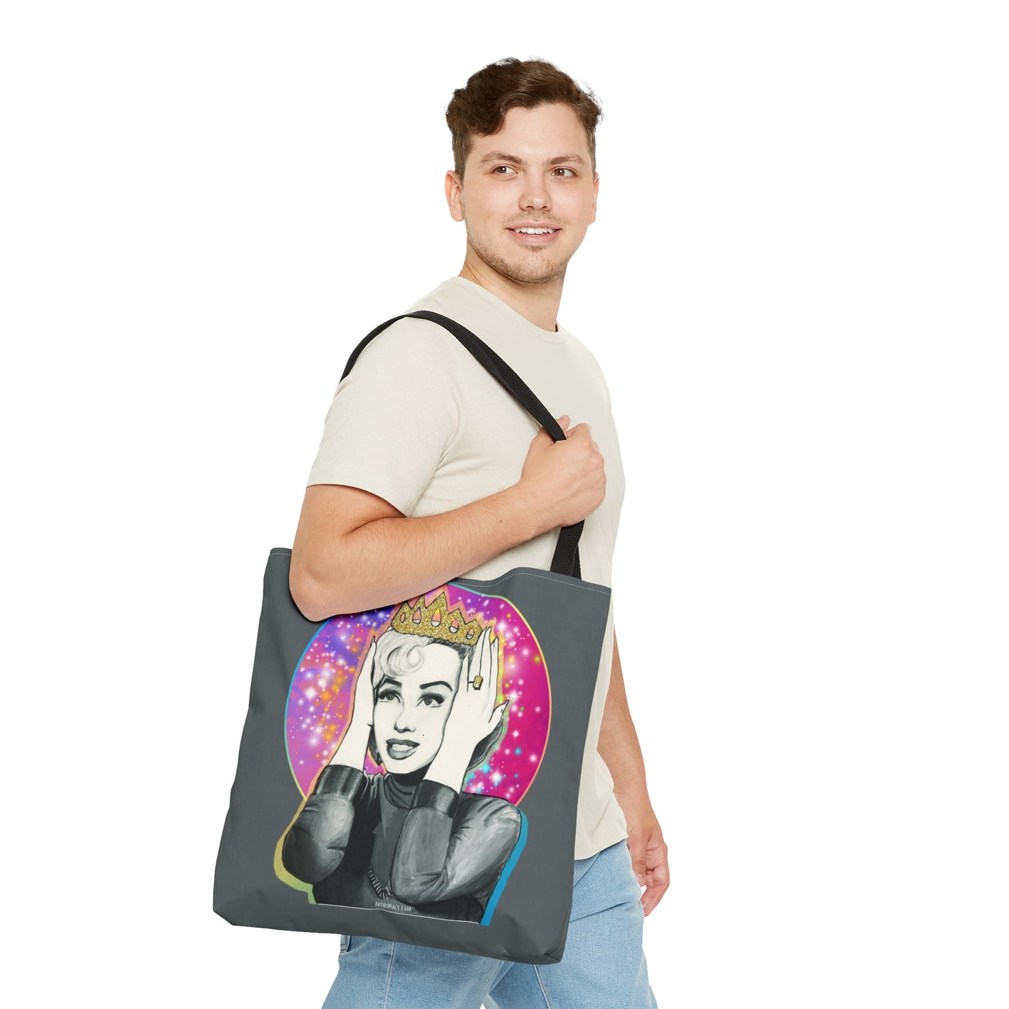 Queen Marilyn Tote- Gray