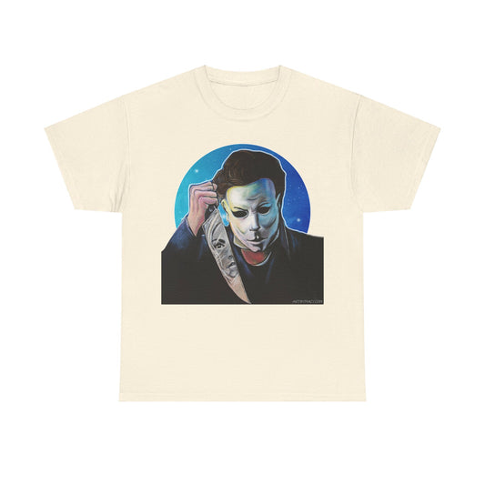 Art By Macy- Stabby Michael Meyers Fanart- Halloween -  Unisex- T-shirt- Original Artwork- Multicolor- Cotton- New- Up to 5x