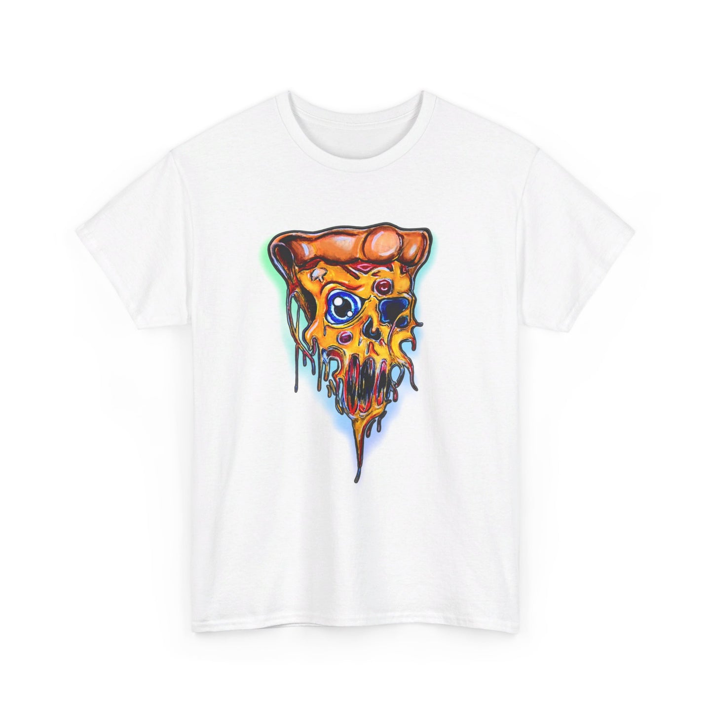 Zombie Pizza! Horror Foodie Tee up to 5XL