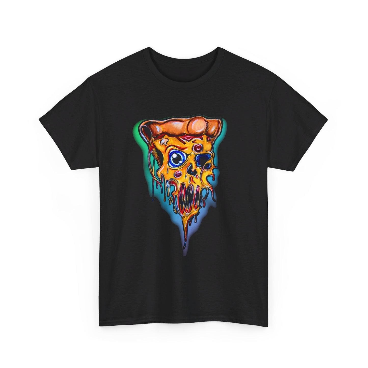 Zombie Pizza! Horror Foodie Tee up to 5XL