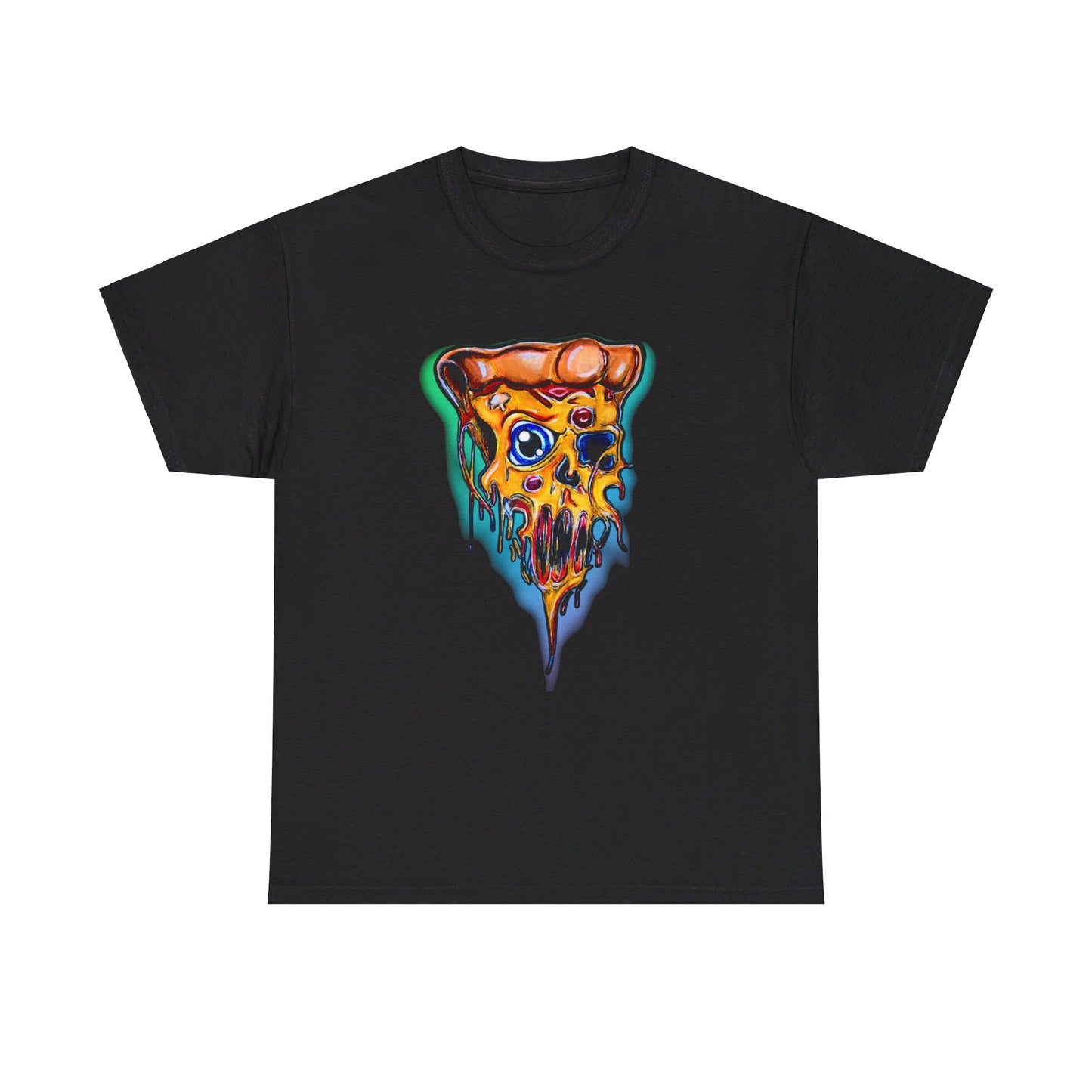 Zombie Pizza! Horror Foodie Tee up to 5XL