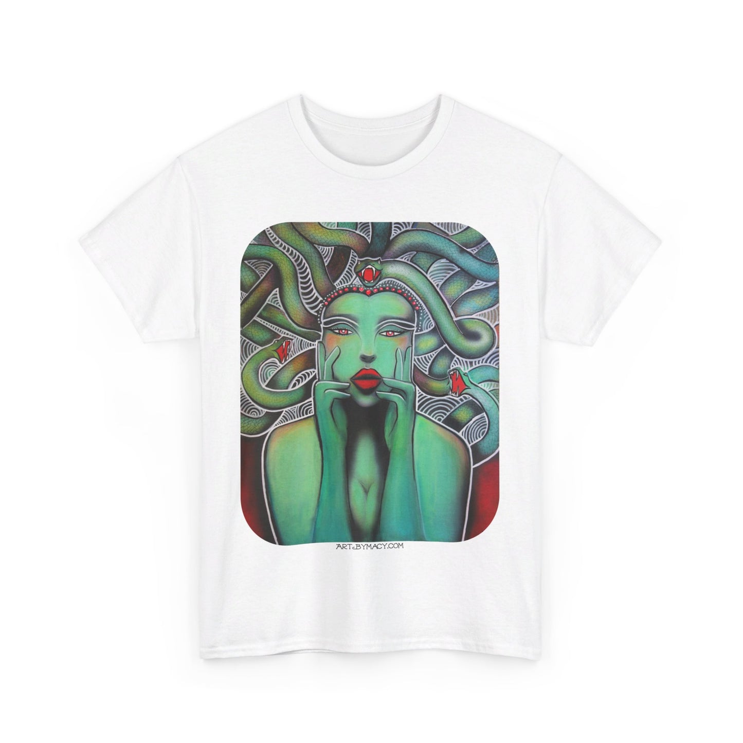 Stone Eyed Snake Queen MEDUSA- Mythological Goddess Tee up to 5X