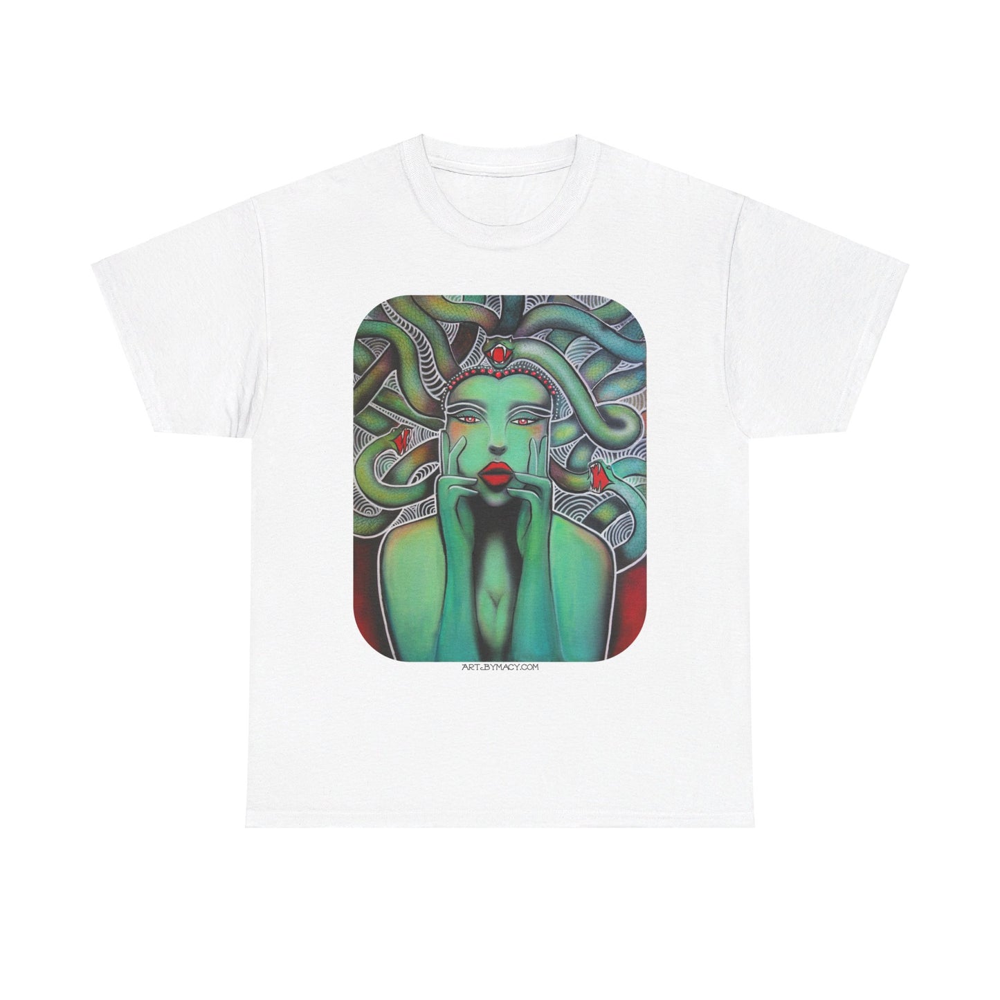 Stone Eyed Snake Queen MEDUSA- Mythological Goddess Tee up to 5X